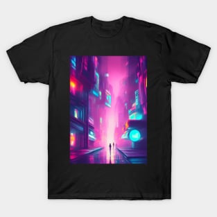 Japan Neon City Lights T-Shirt